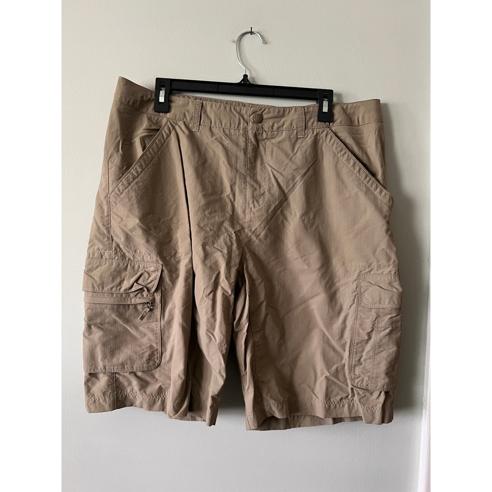 REI Hiking Shorts Cargo Tan Lightweight‎ Outdoor Athletic Women Size 16